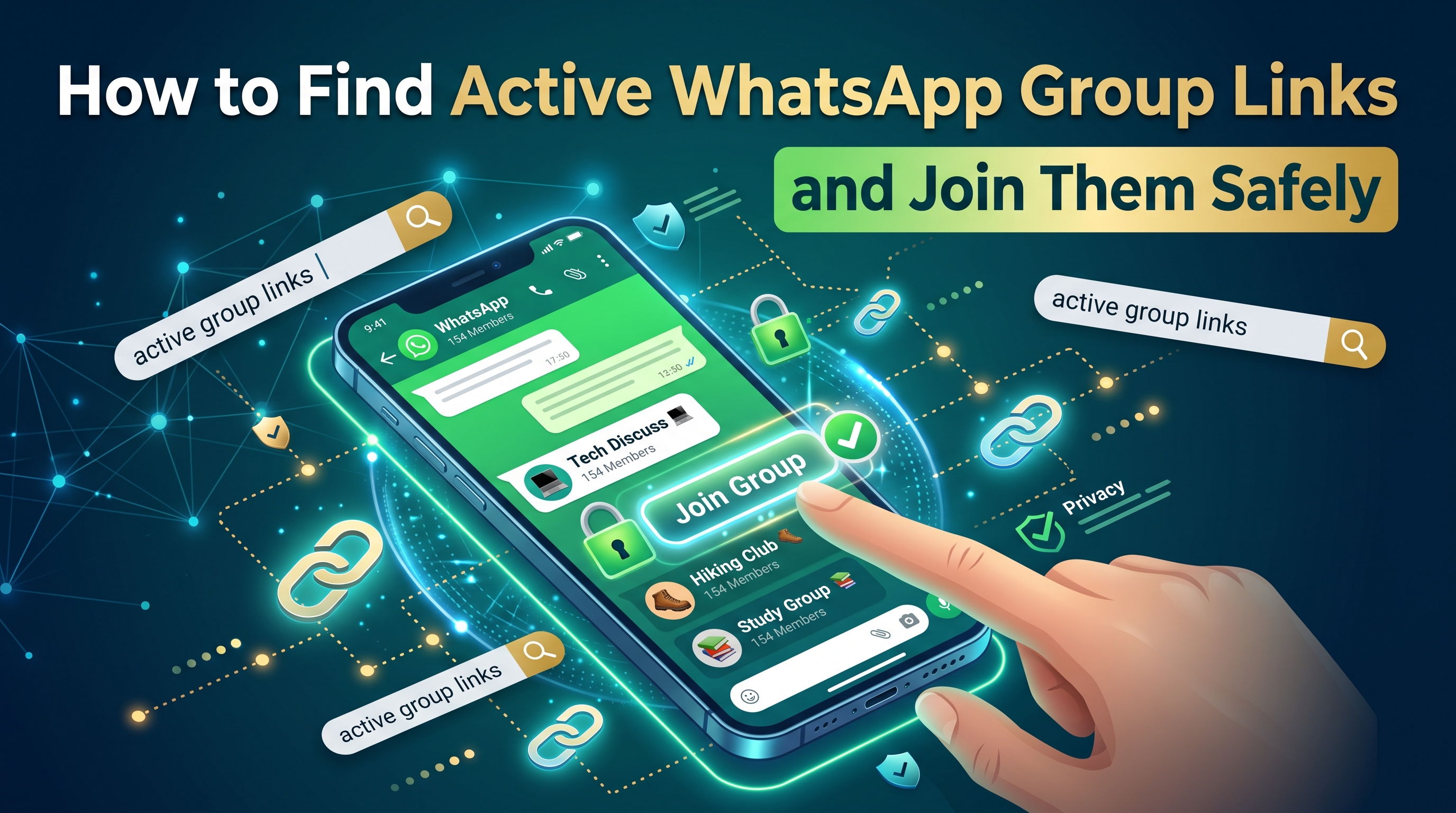 How to Find Active WhatsApp Group Links and Join Them Safely