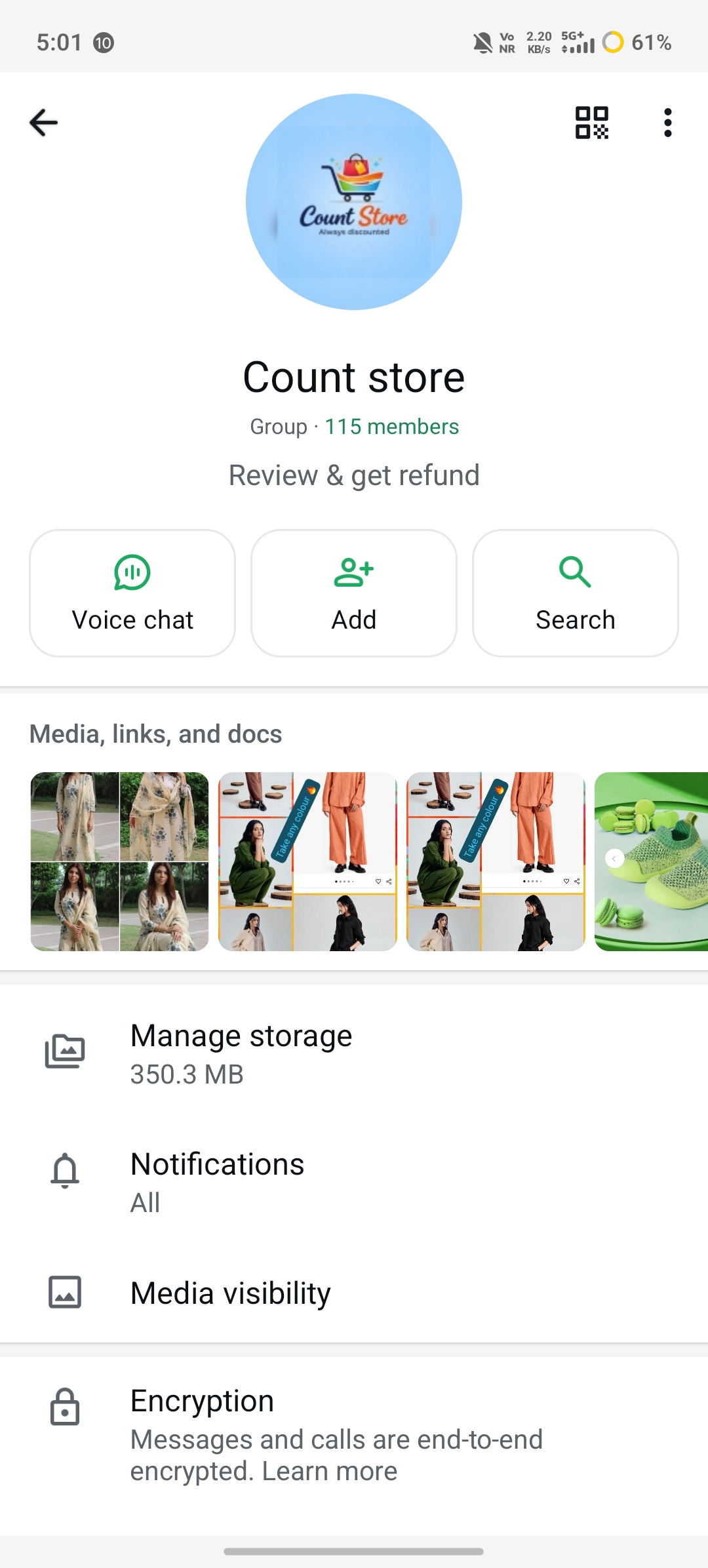 Count store
